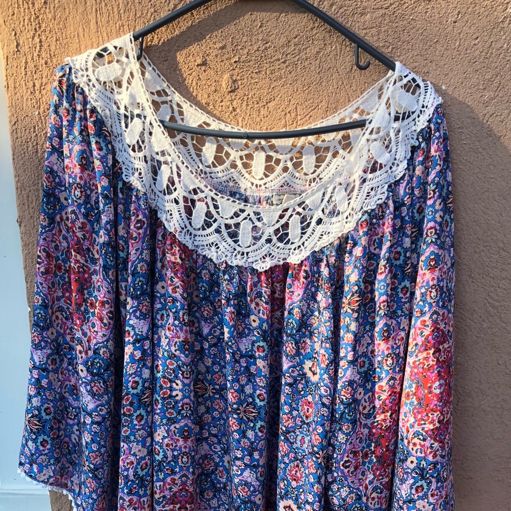 Paisley blouse.